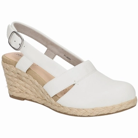 Stargaze Womens Faux Leather Closed Toe Wedge Sandals Womens Slip-On Sandals clearance