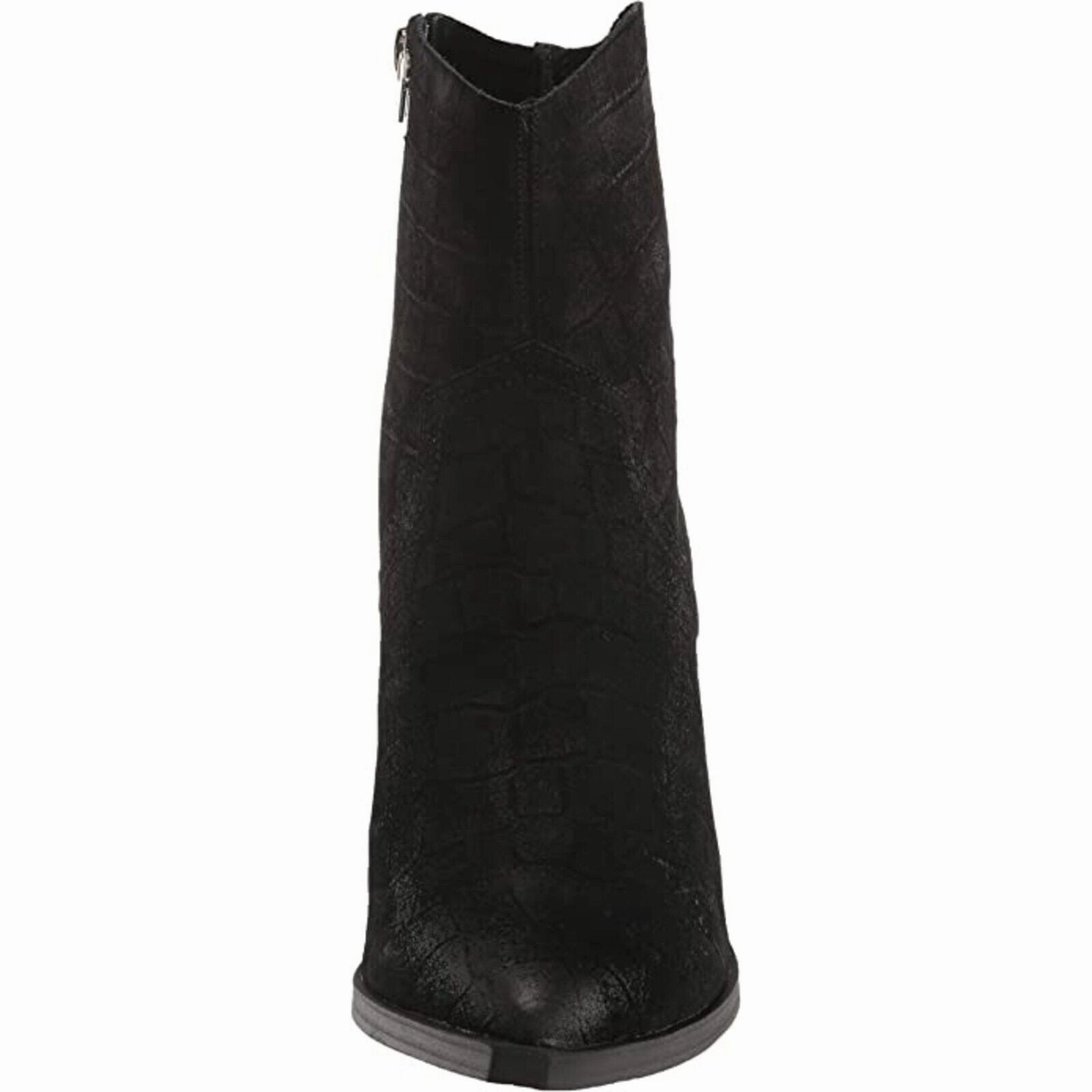Steve Madden Cate Boots Women's US 9 Black Pointed Toe Block Heel Bootie KHD397