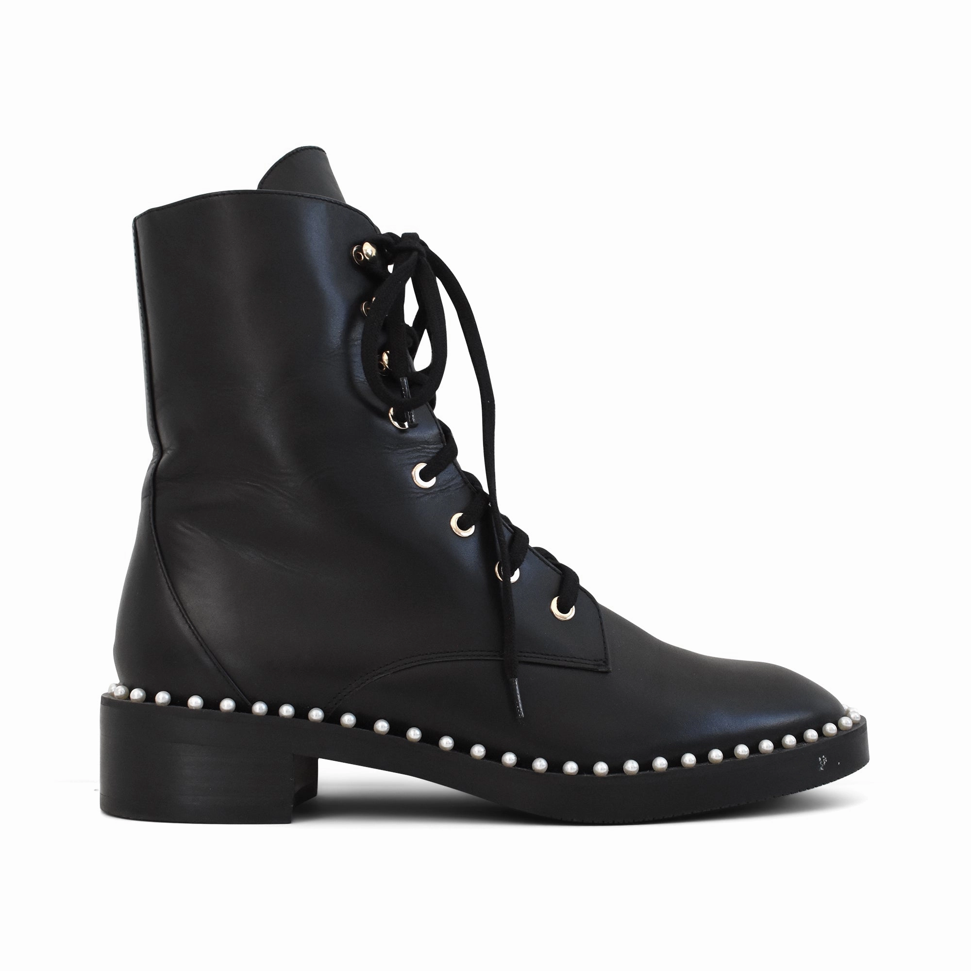 Stuart Weitzman 'Allie' Combat Boots - Women's 38 Buy Womens Boots at outlet price