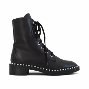 Stuart Weitzman 'Allie' Combat Boots - Women's 38 Buy Womens Boots at outlet price