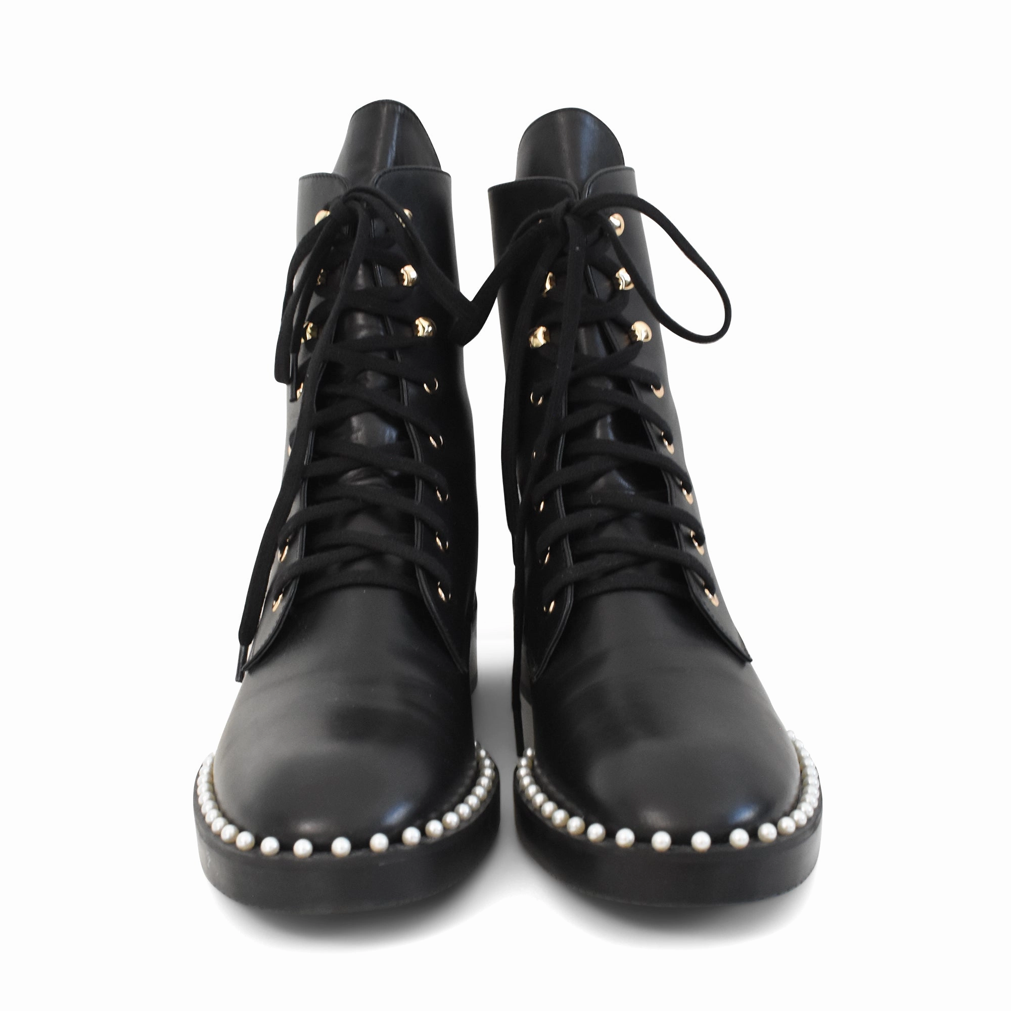 Stuart Weitzman 'Allie' Combat Boots - Women's 38