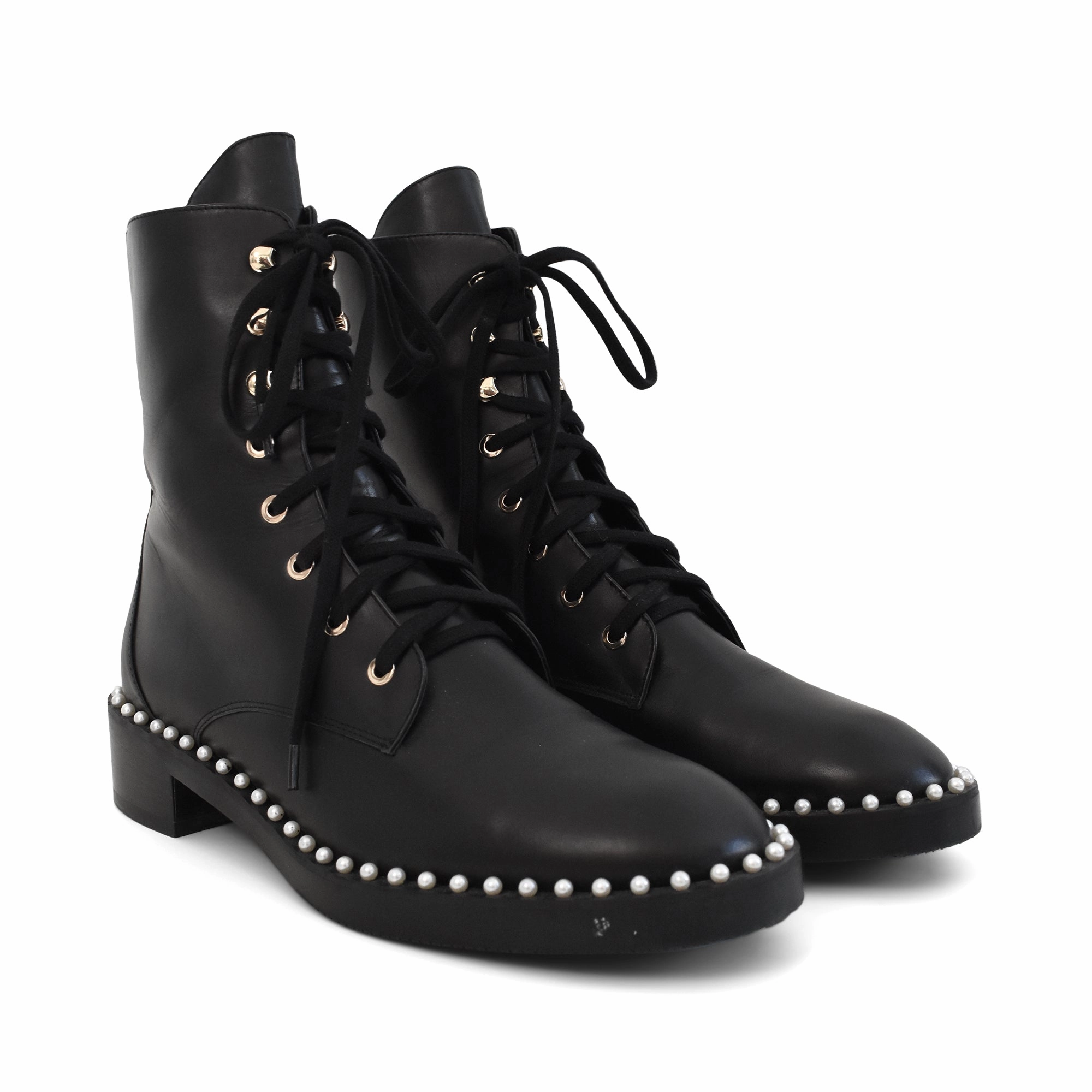 Stuart Weitzman 'Allie' Combat Boots - Women's 38