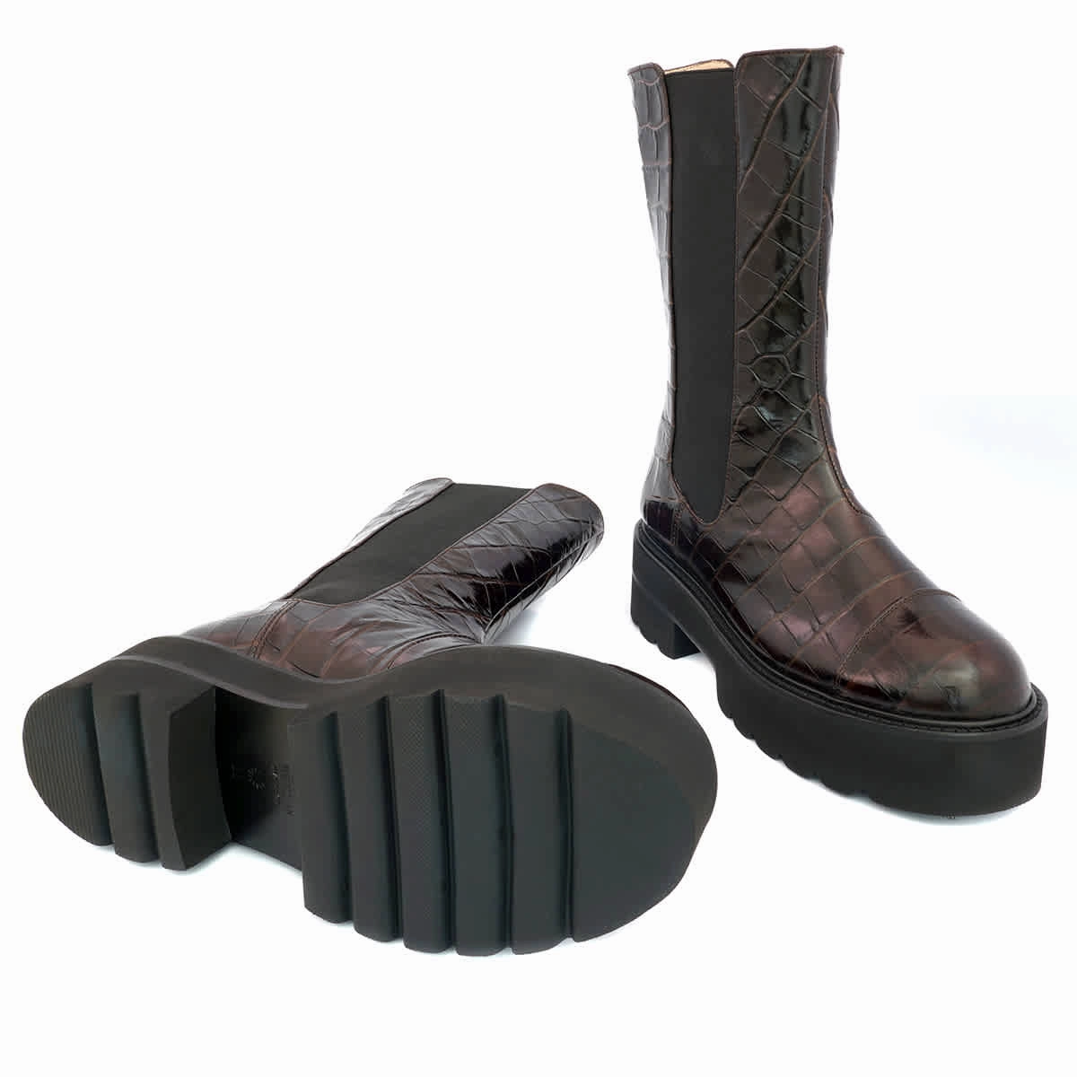 Stuart Weitzman Ladies Ebony Presley Ultralift Platform Bootie