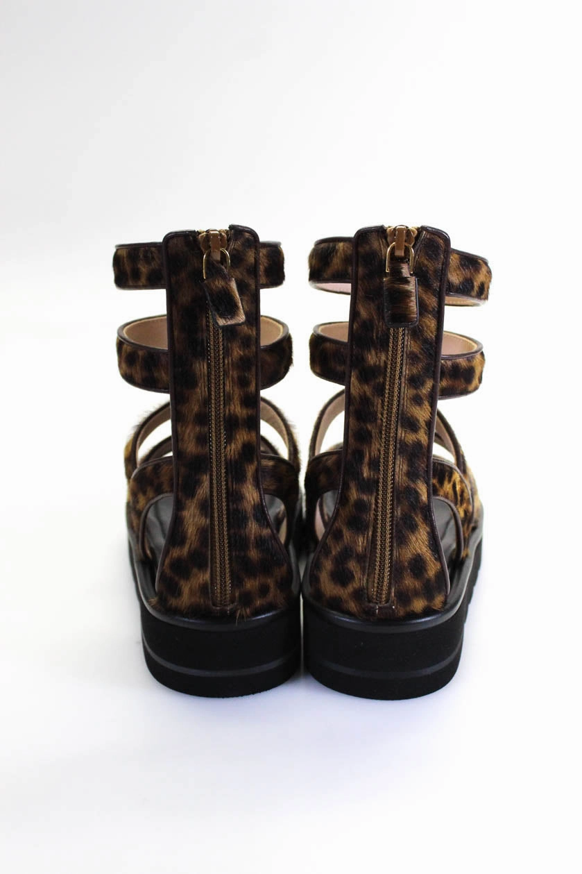 Stuart Weitzman Womens Gala Lift Sandals - Cheetah