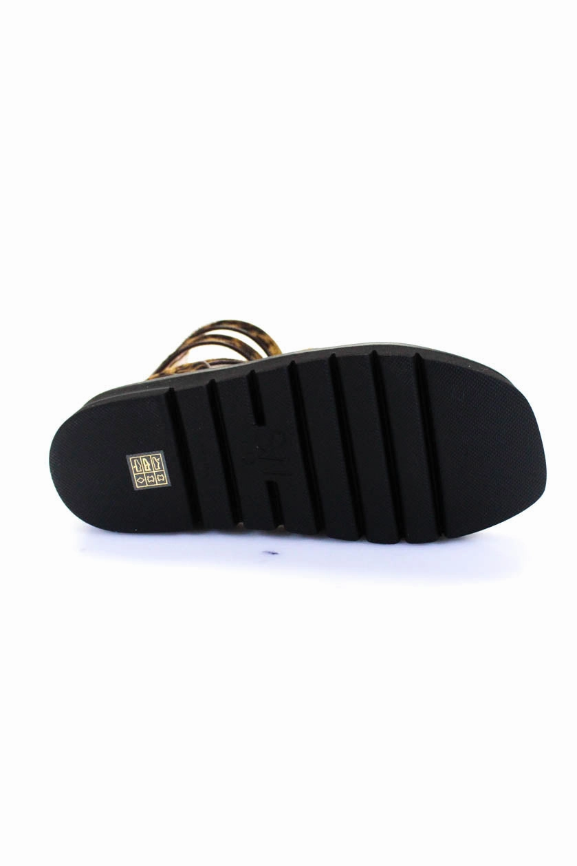 Stuart Weitzman Womens Gala Lift Sandals - Cheetah