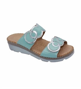 Sugar Sandals In Teal Affordable Womens Sandals outlet
