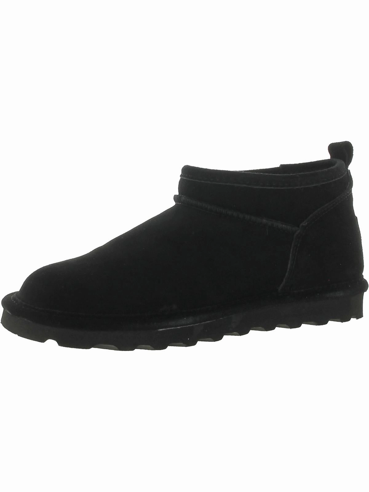 Super Shorty Womens Suede Wool Blend Lined Winter & Snow Boots