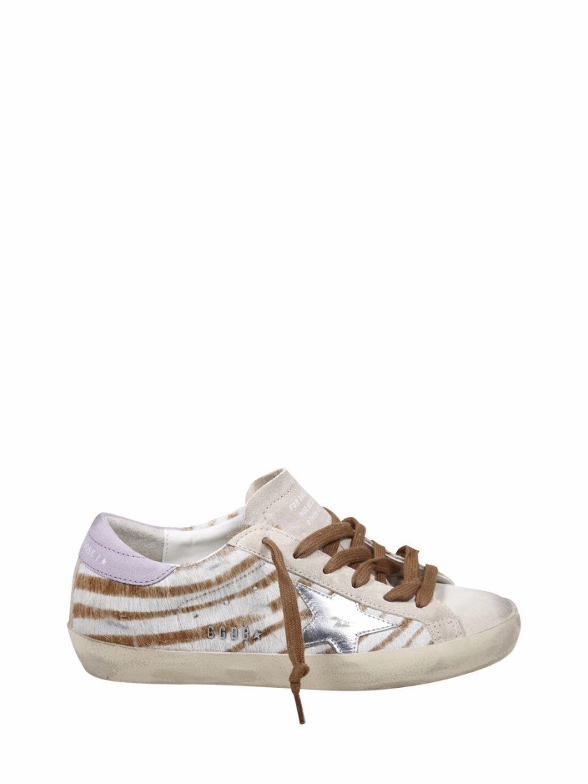 Super-Star Zebra Horsy Upper Suede Toe And Heel Laminated Star Womens Athletic Footwear online shop