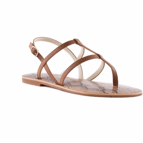 Super Woman Womens Vegan Leather Slingback Flat Sandals Womens Sandals discount online