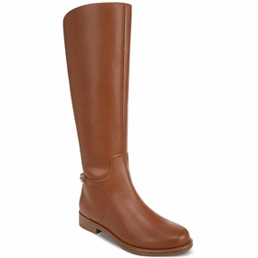 SUTTON Womens Chain Faux Leather Knee-High Boots Womens Fashion Boots outlet store