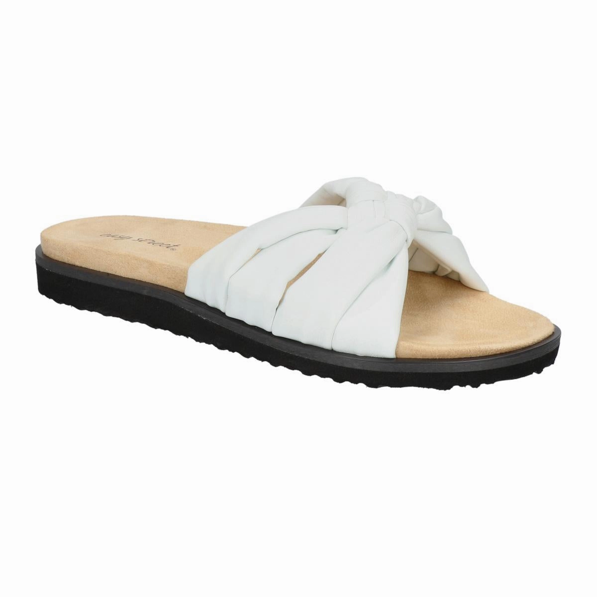 Suzanne Womens Supercomff Faux Leather Slide Sandals