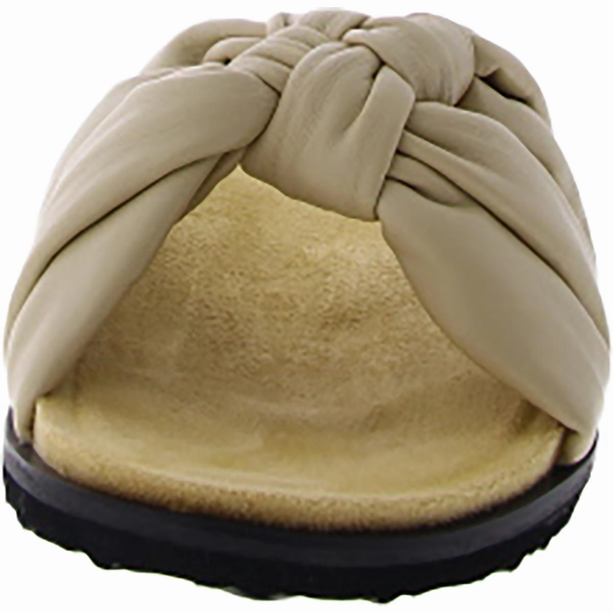 Suzanne Womens Supercomff Faux Leather Slide Sandals