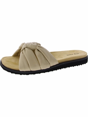Suzanne Womens Supercomff Faux Leather Slide Sandals Womens Sandals discount online