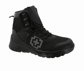 Swissbrand Men's Tactical Boots Brienz Black Sale on Mens Chukka Footwear