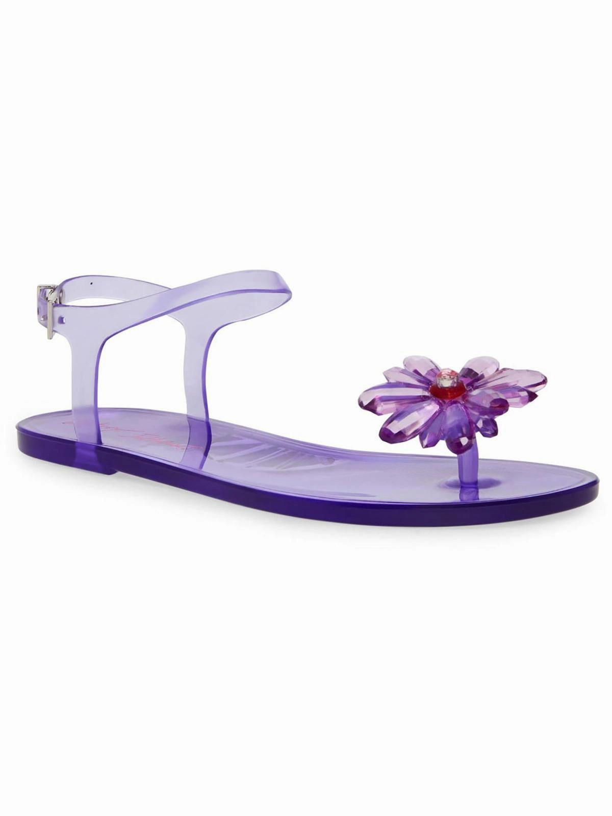 Tabby Womens Glitter Flat Jelly Sandals