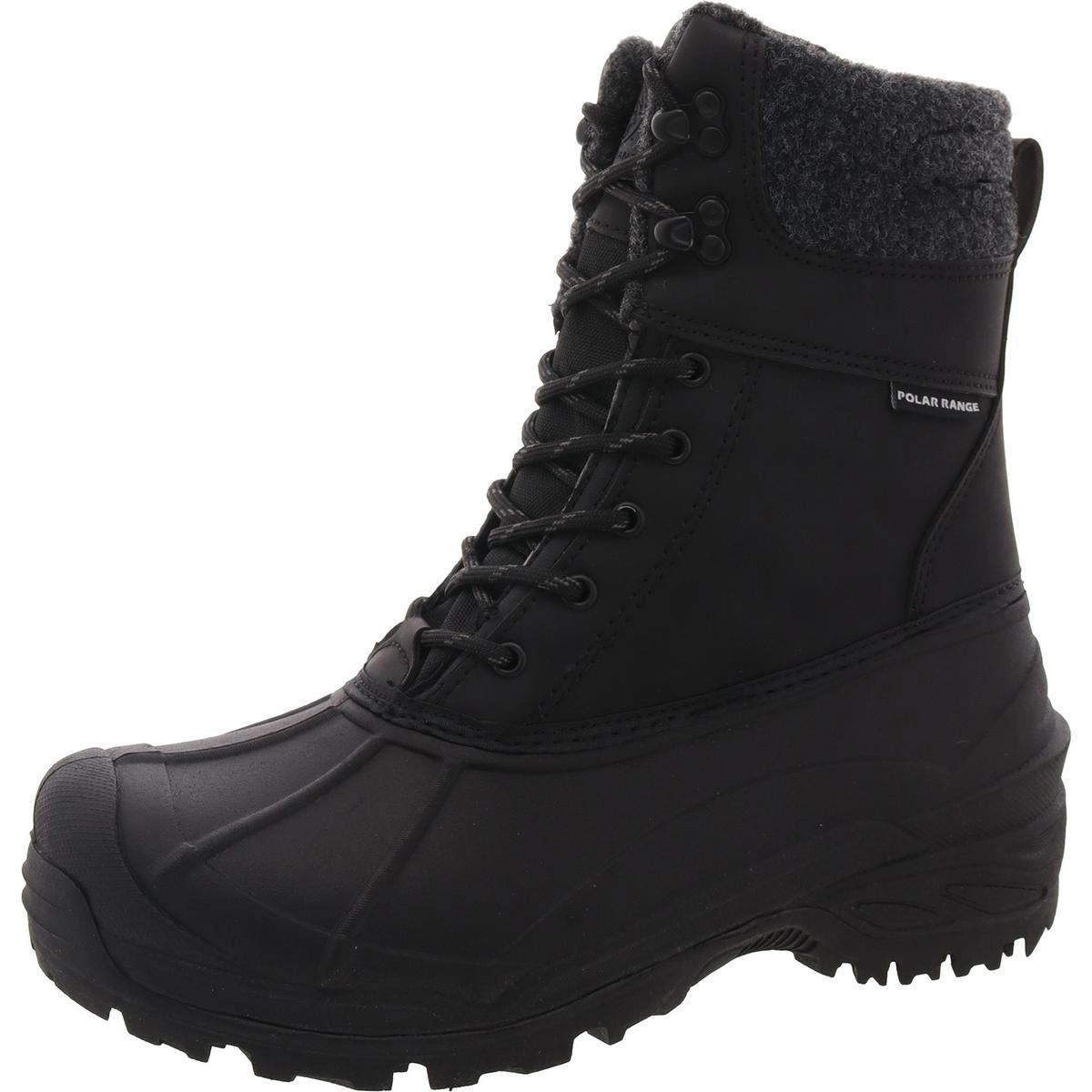 Tasco Mens Solid Man Made Winter & Snow Boots
