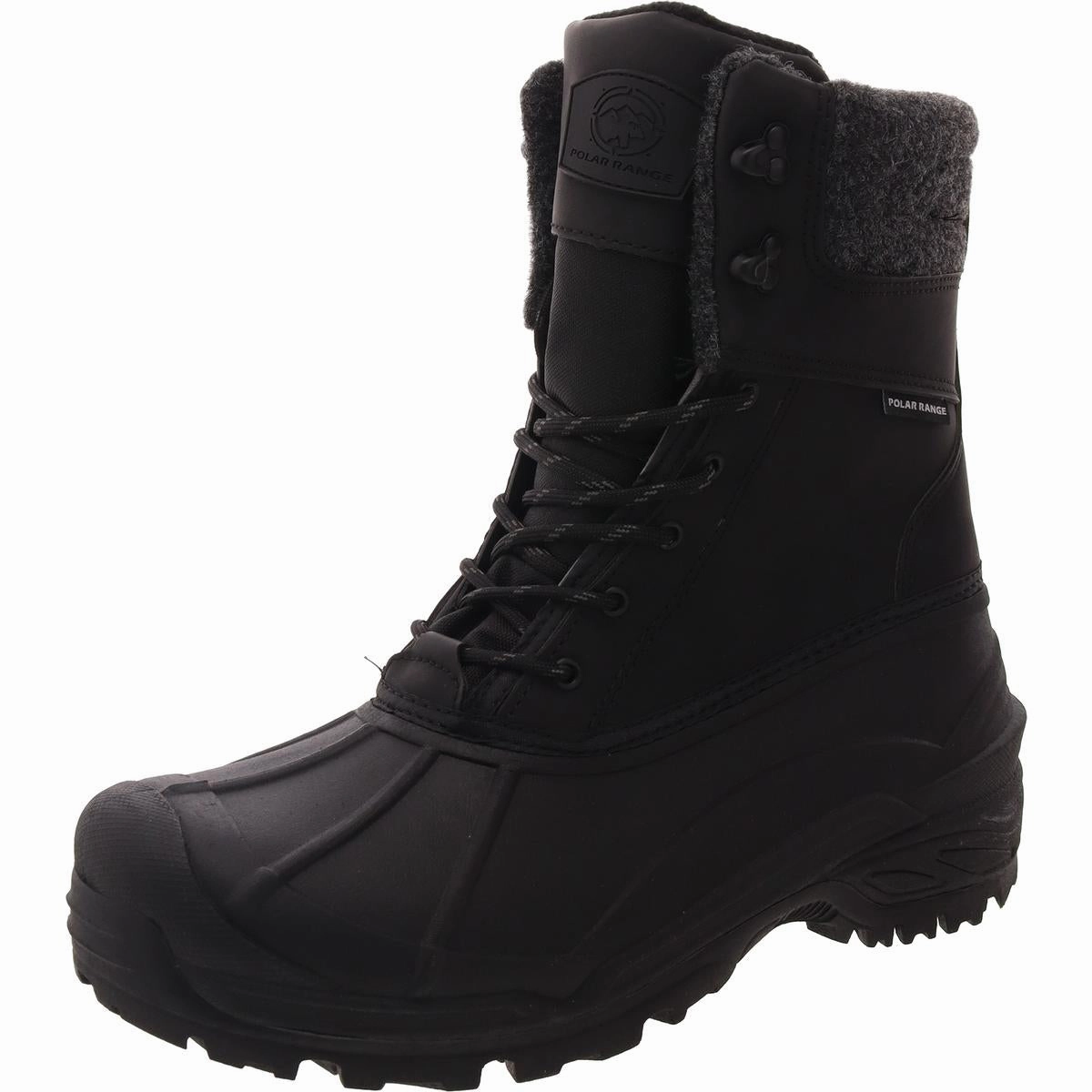 Tasco Mens Two Tone Man Made Winter & Snow Boots Cheap Mens Boots & Chukkas