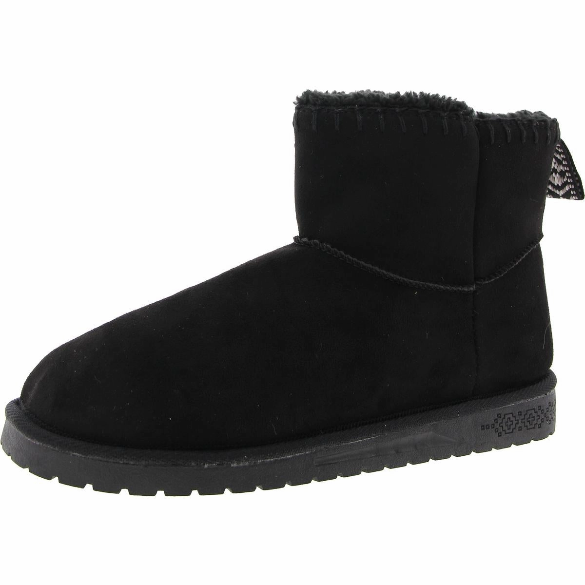 Tatum Womens Faux Suede Warm Booties