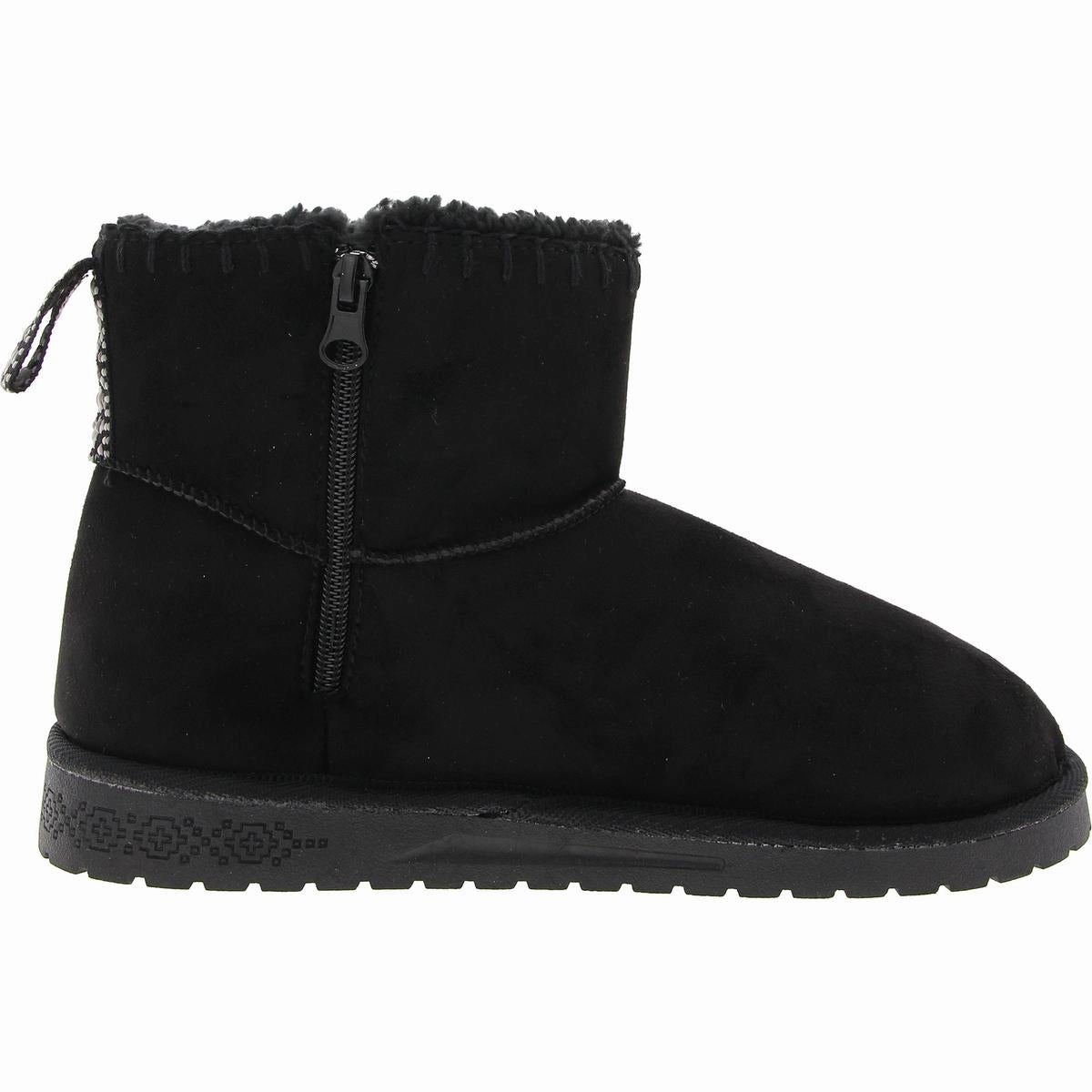 Tatum Womens Faux Suede Warm Booties