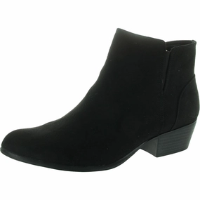 Tavia Womens Zipper Faux Suede Booties High-quality Womens Boots discount