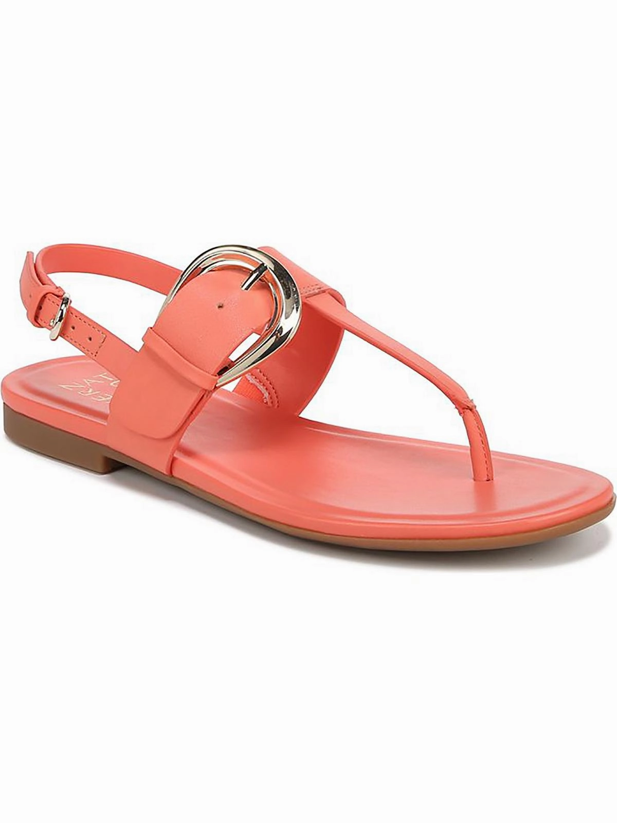 TAYLOR Womens Leather T-strap Slingback Sandals
