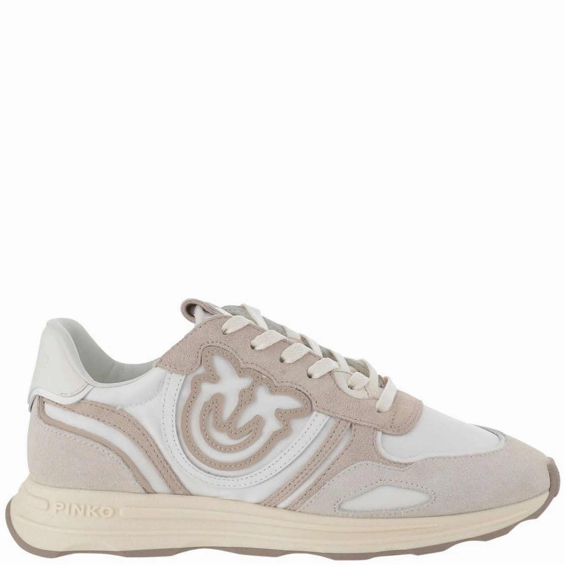 Technical Fabric And Leather Sneakers With Logo Womens Athletic Footwear online shop