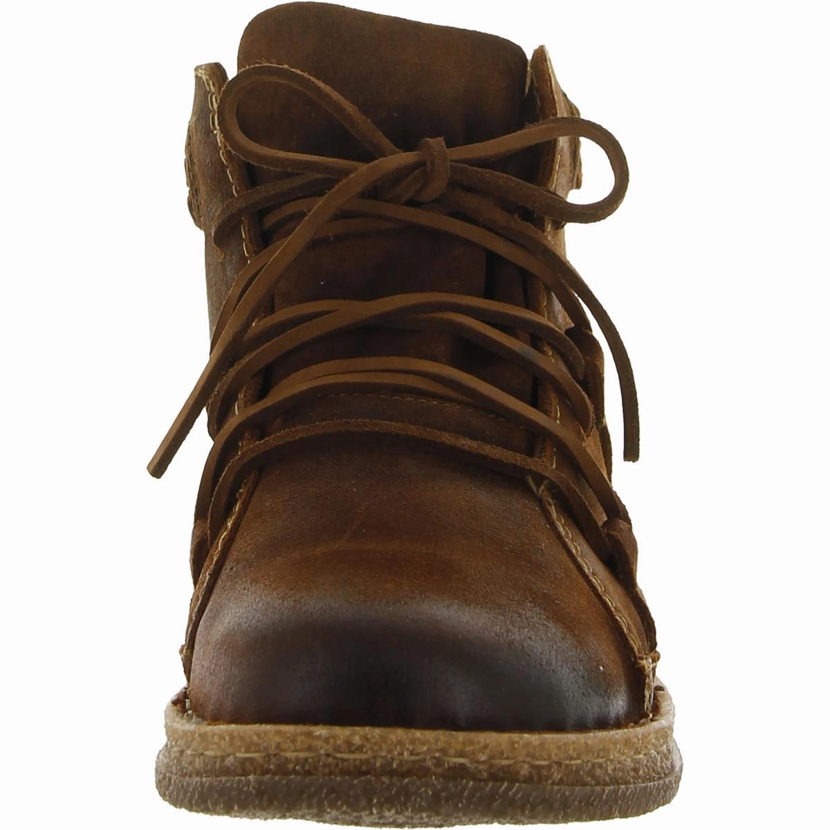Temple II Womens Distressed Leather Ankle Boots