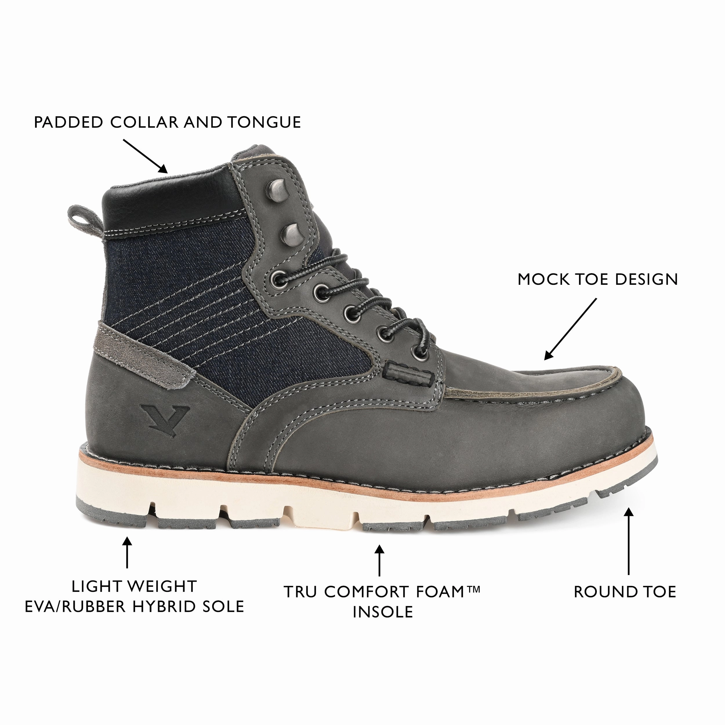 Territory Mack 2.0 Cap Moc Toe Ankle Boot