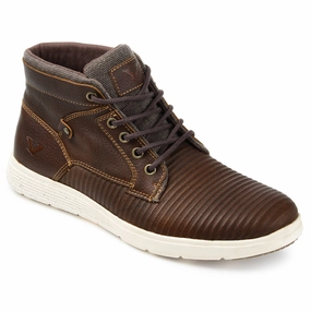 Territory Magnus Casual Leather Sneaker Boot Sale on Mens Chukka Footwear