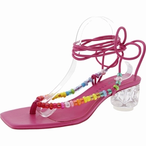 The Cubie Bead Sandal Womens Beaded Faux Leather Heels Buy now Womens Sandals cheap