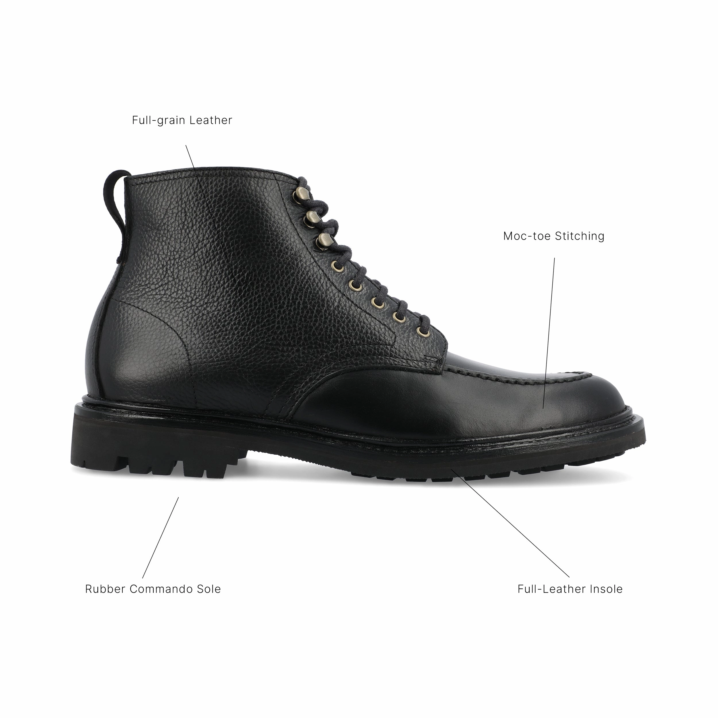 The Darcey Boot in Midnight
