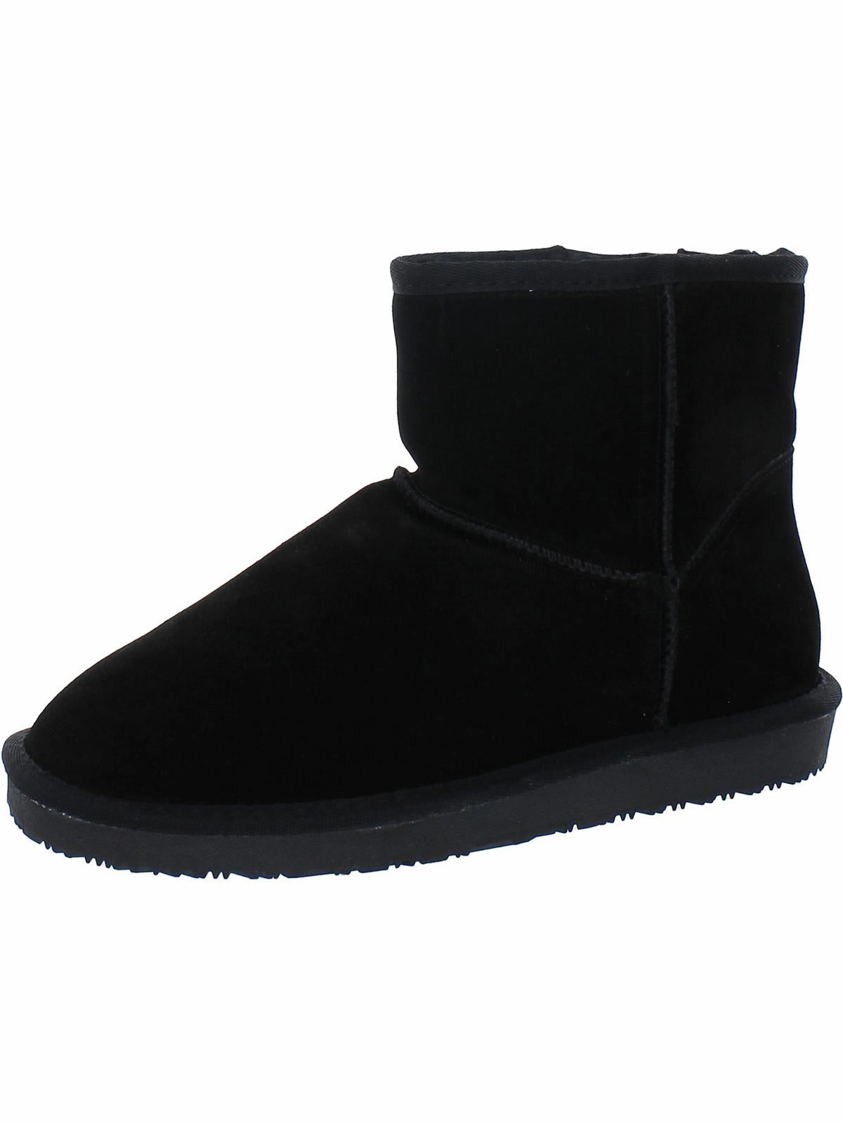 Thimble Womens Suede Fur Lined Ankle Boots Hot sale Womens Boots