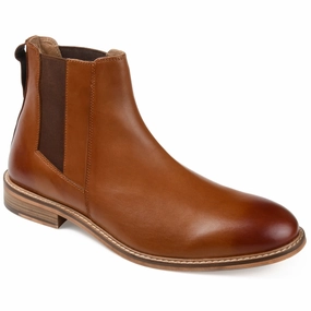 Thomas & Vine Corbin Wide Width Plain Toe Chelsea Boot Sale on Mens Chukka Footwear