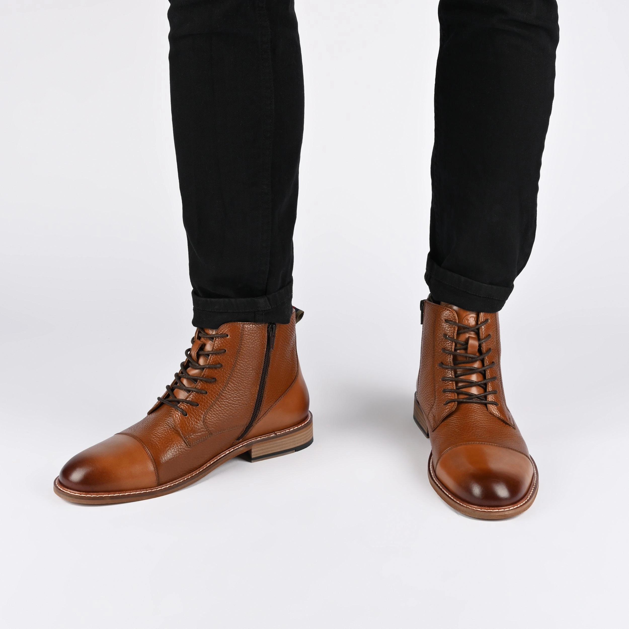 Thomas & Vine Jagger Cap Toe Ankle Boot