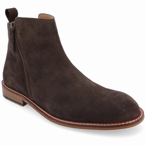 Thomas & Vine Rami Plain Toe Zip Boot Sale on Mens Chukka Footwear