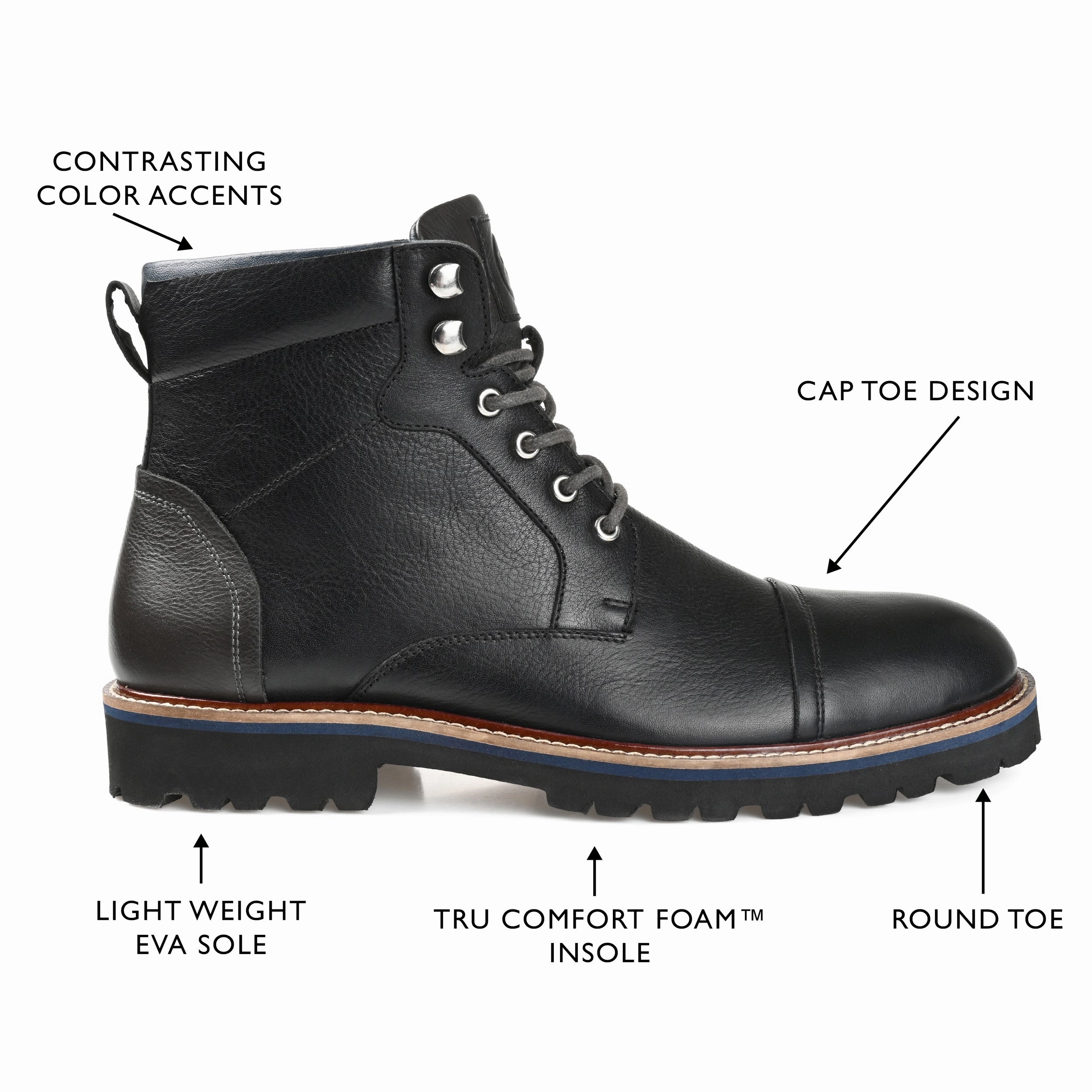 Thomas & Vine Reddick Cap Toe Ankle Boot