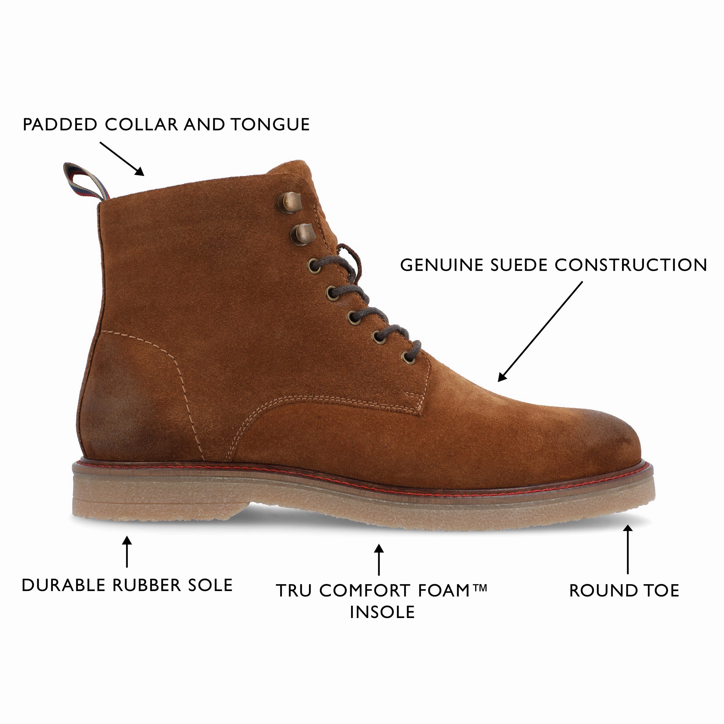 Thomas & Vine Samwell Plain Toe Ankle Boot