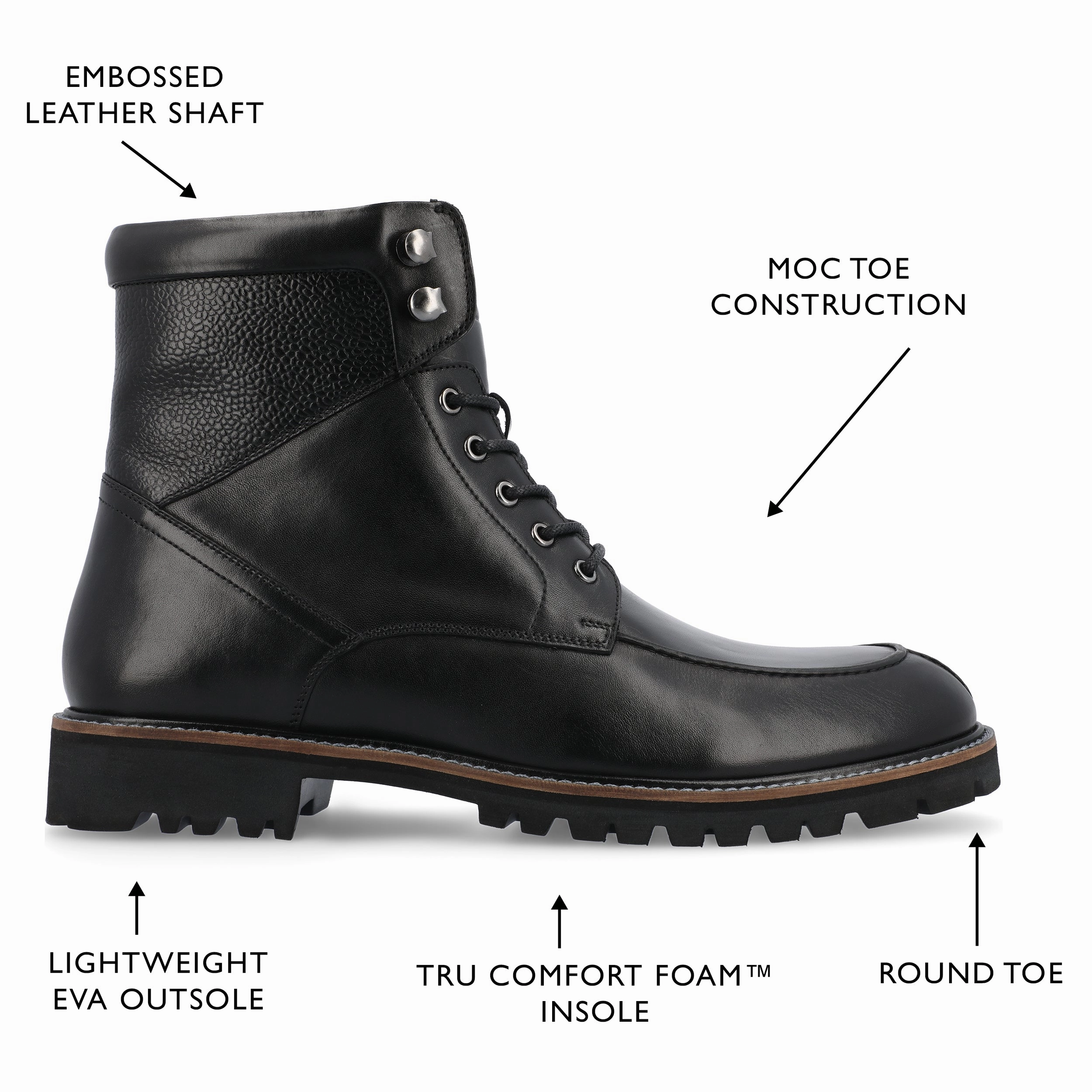 Thomas & Vine Shaffer Moc Toe Ankle Boot