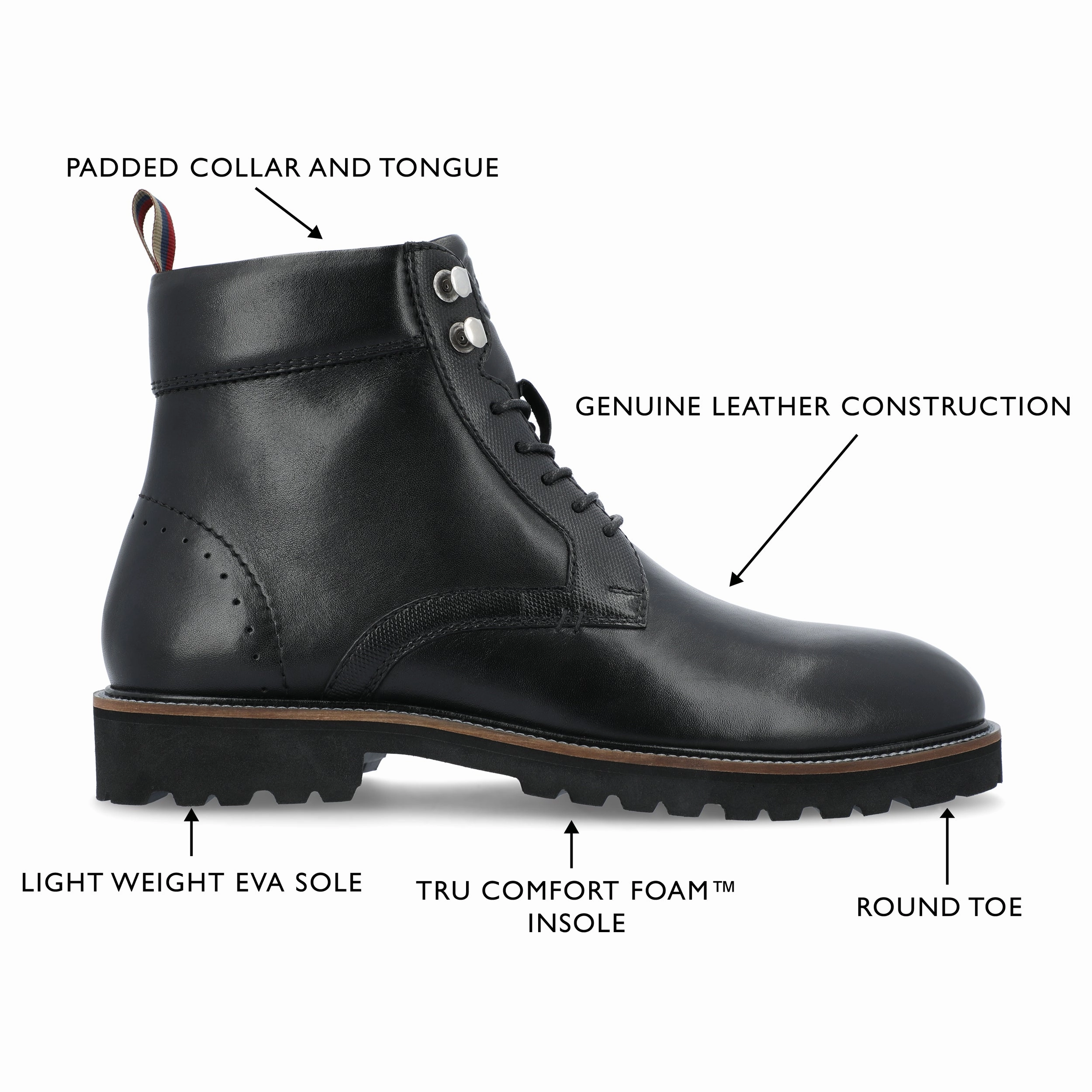 Thomas & Vine Simeon Plain Toe Ankle Boot