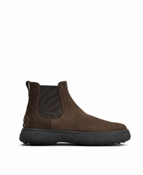 Tod's ankle leather boots Mens Shoes online flash sale