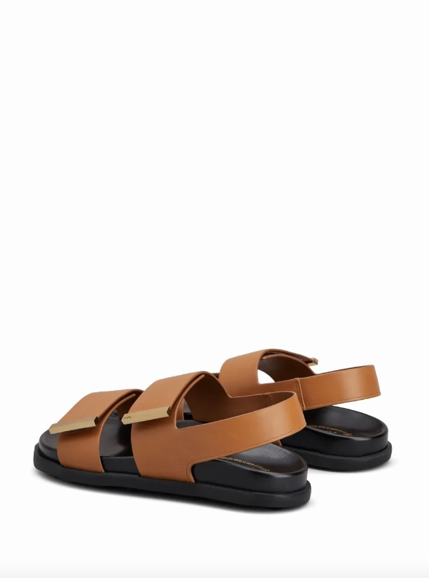 Tod's brown sandals in leather