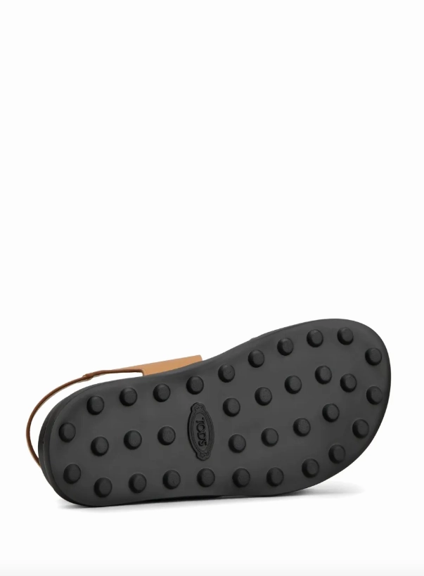 Tod's brown sandals in leather