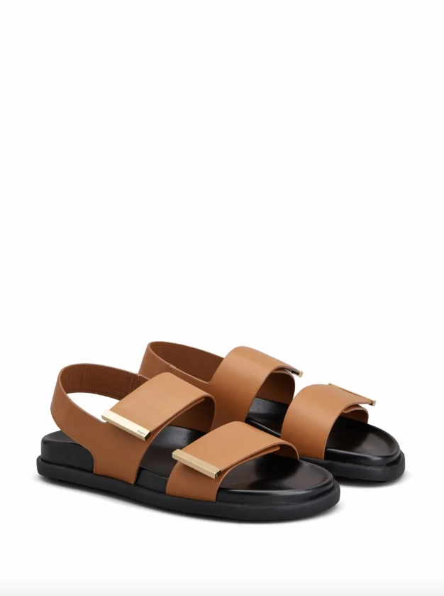 Tod's brown sandals in leather