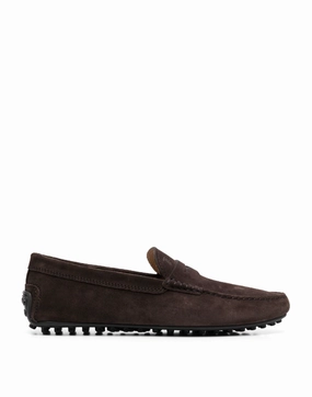 Tod's Gommino City Gommino Driving Shoes in Suede Mens Shoes online flash sale