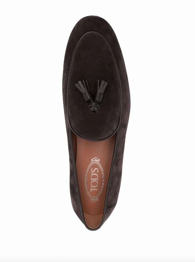 Tod's loafers with Tassels in Suede