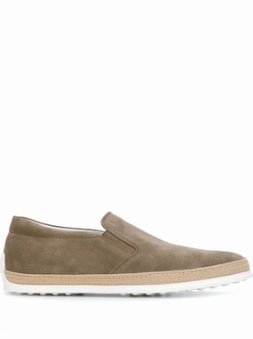 Tod's Slip-On Shoes in Suede Mens Shoes online flash sale