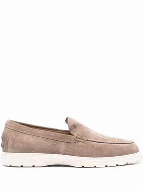 Tod's Slipper Loafers in Suede Mens Shoes online flash sale