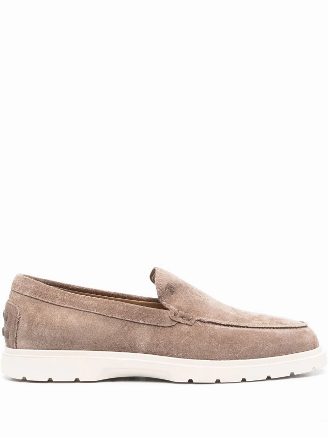 Tod's Slipper Loafers in Suede Mens Shoes online flash sale