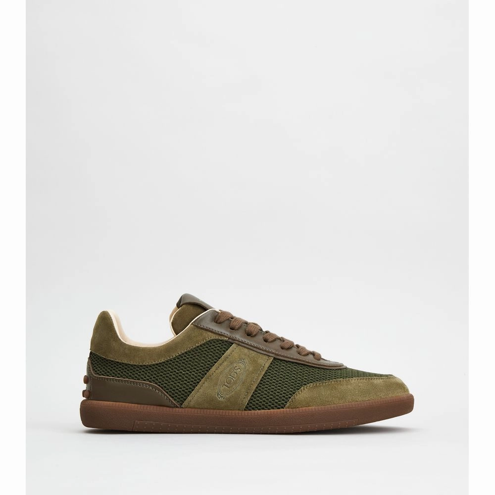 Tod's Tabs Sneakers in Suede and Technical Fabric Cheap Mens Athletic Sneakers