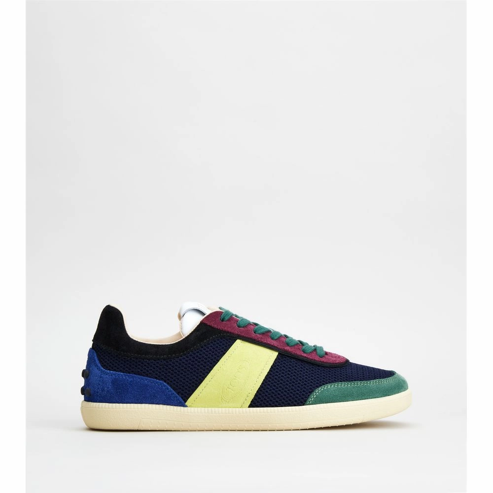 Tod's Tabs Sneakers in Suede and Technical Fabric Womens Athletic Footwear online shop